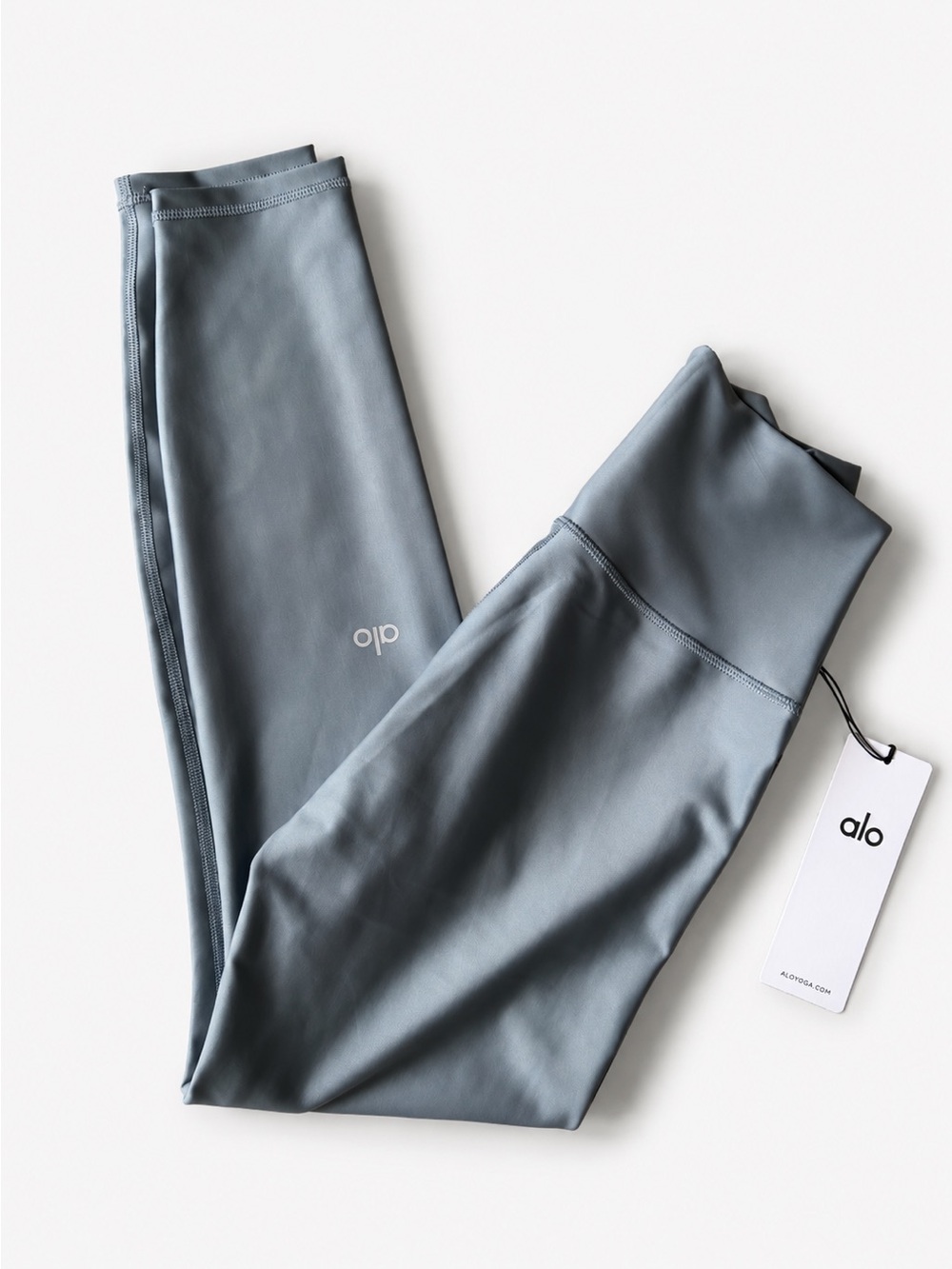 ALO Yoga High-Waist steel Gray Leggings size medium